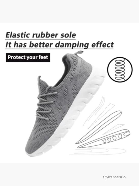 Men\'s Running Road Walking Sneakers Athletic Workout Gym Shoes Breathable main image 5